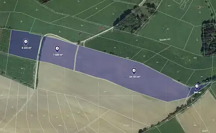 Prodej pole 2 441 m², Vysoké nad Jizerou, okres Semily
