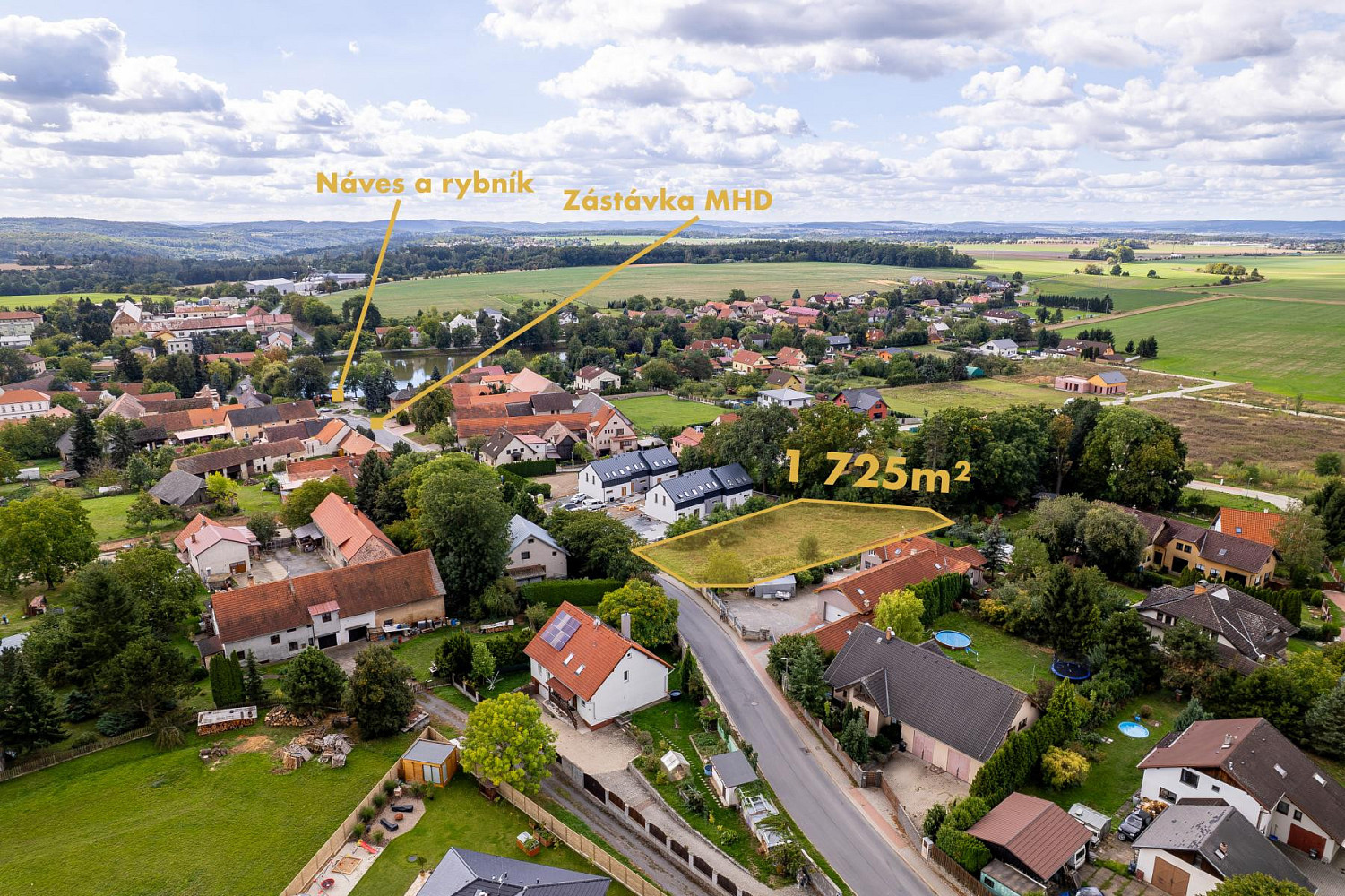 Prodej stavebního pozemku 1 725 m² – fotografie 4