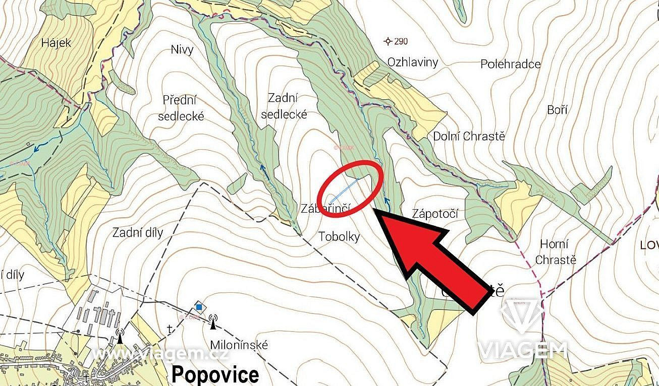 Prodej pole 631 m² – fotografie 3