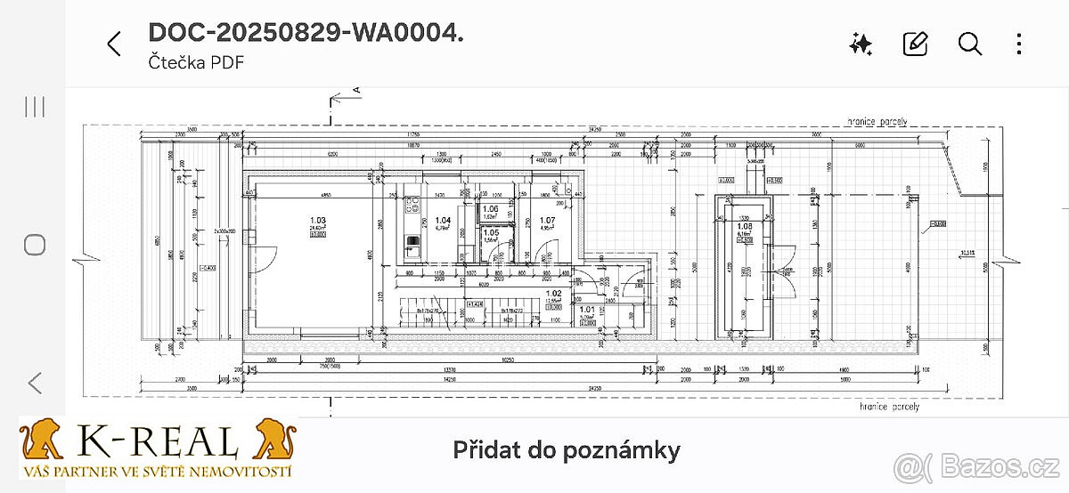 Prodej stavebního pozemku 814 m² – fotografie 5