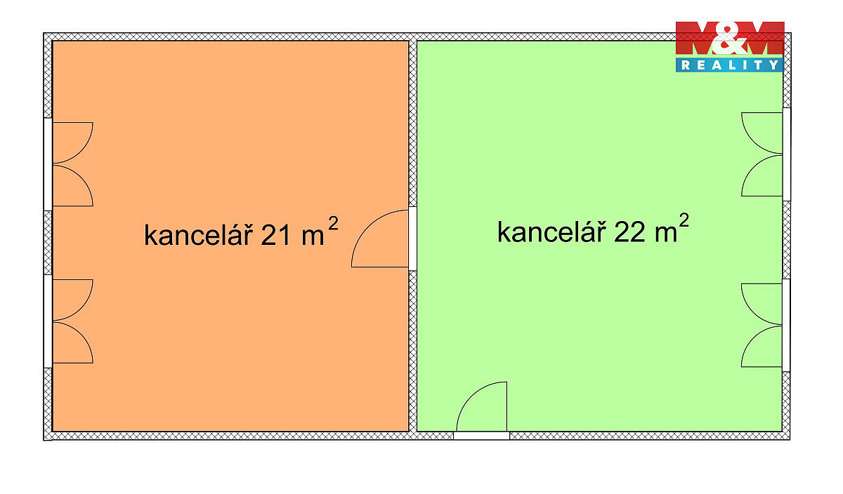 Pronájem kanceláře 43 m² — photo 5