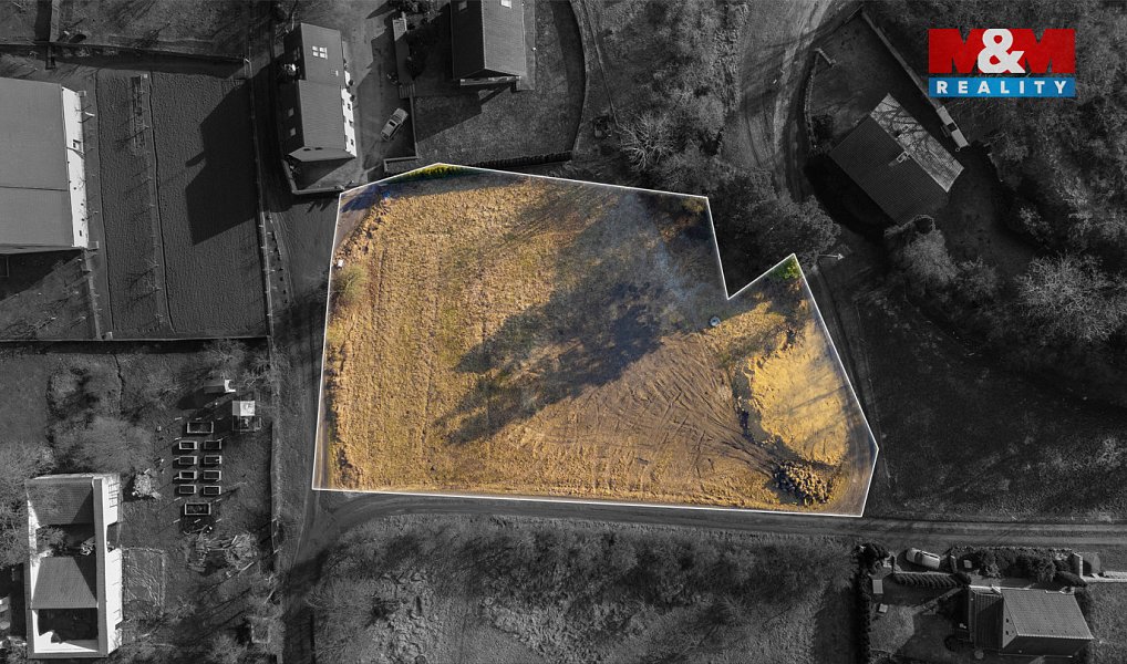 Prodej stavebního pozemku 2 343 m², Liběšice – náhled fotky 3