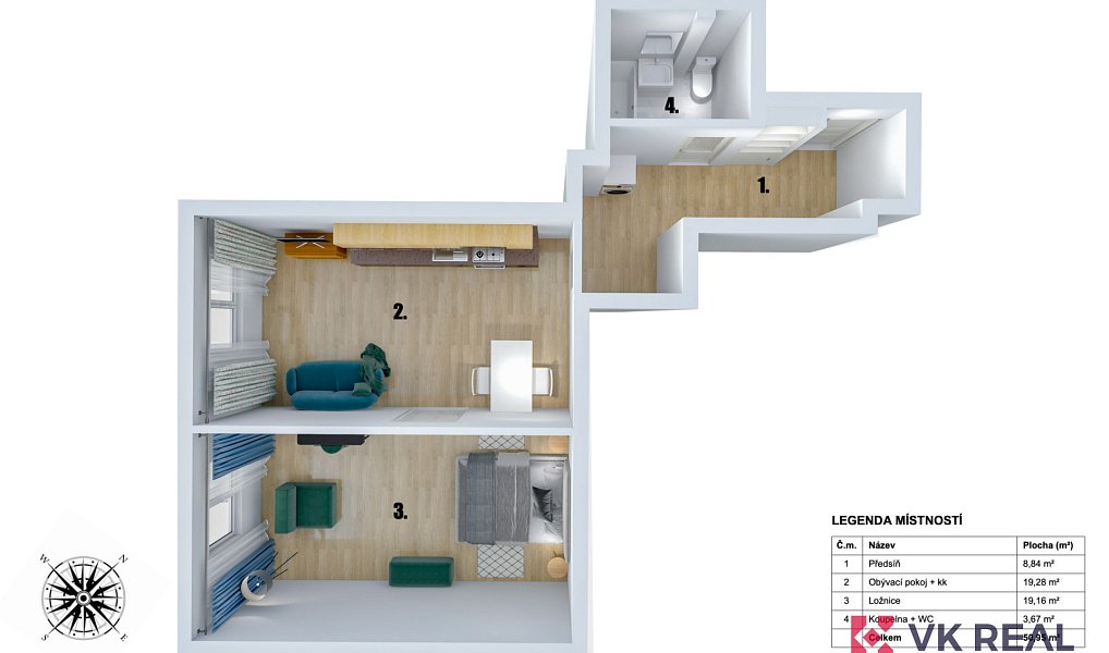 Prodej bytu 2+kk 50 m², Plzeň – náhled fotky 20