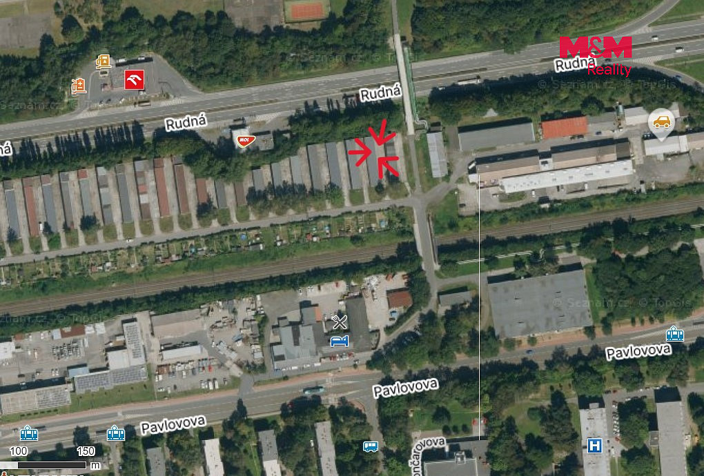 Prodej garáže, 15 m², Ostrava, ul. Rudná – pohled 2