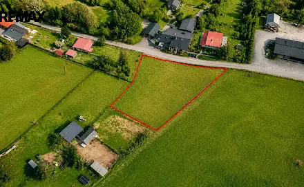 Prodej stavebního pozemku 1 134 m², Vrbice, okres Prachatice