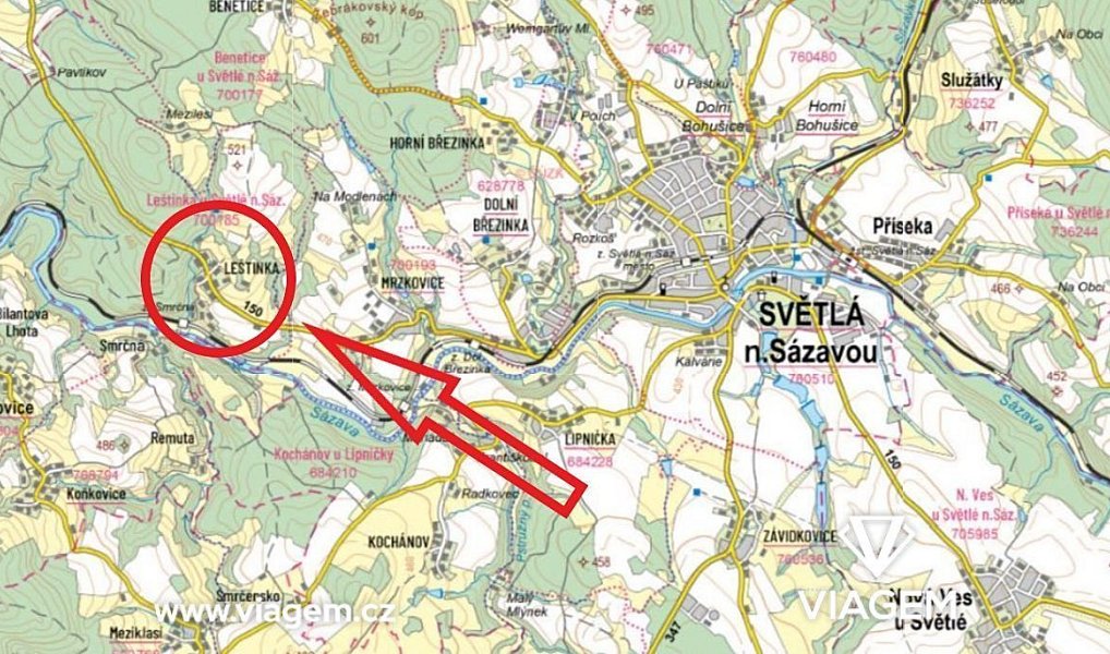 Prodej stavebního pozemku 25 m², Světlá nad Sázavou – náhled fotky 3