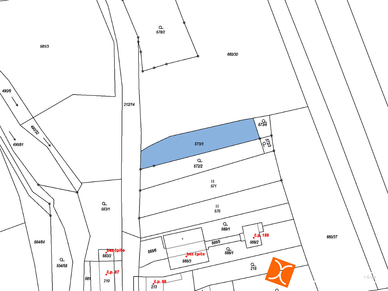 Prodej pole 279 m² — photo 2