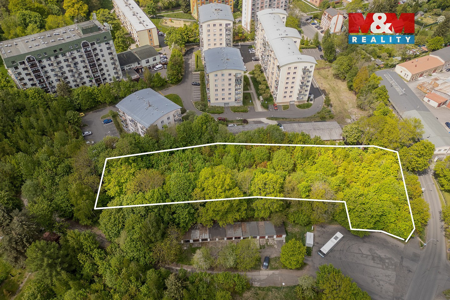 Prodej komerčního pozemku 4 294 m² – pohled 2