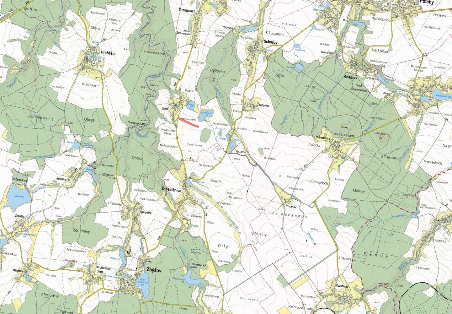 Prodej pole 11 369 m² – fotografie 2