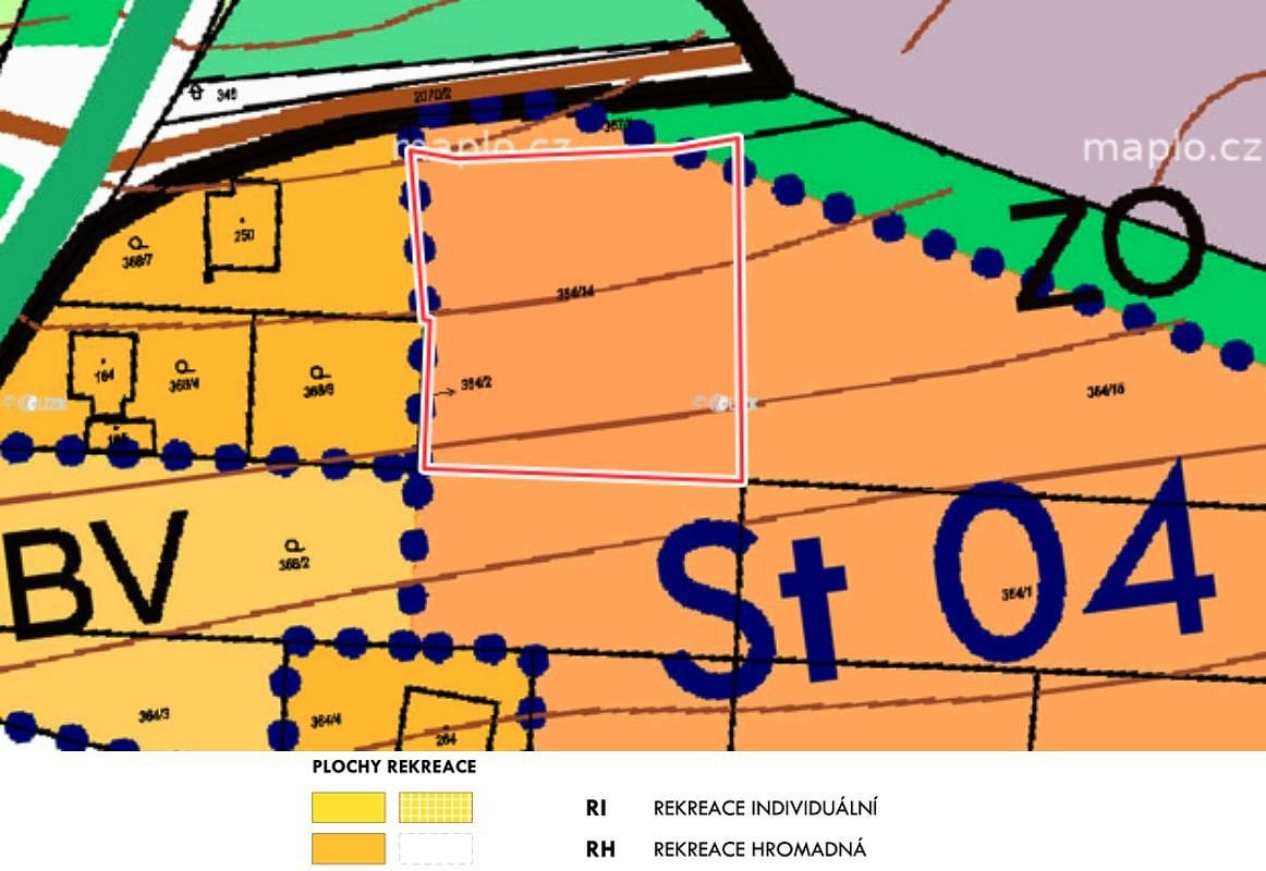 Prodej stavebního pozemku 2 128 m² – fotografie 4
