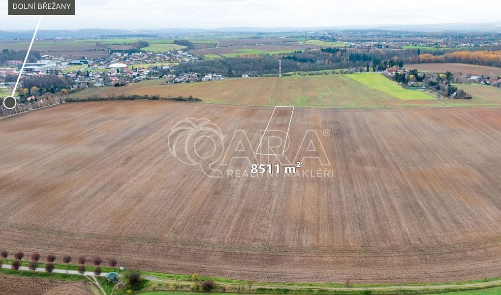 Prodej pole 8 511 m², Dolní Břežany – náhled fotky 6