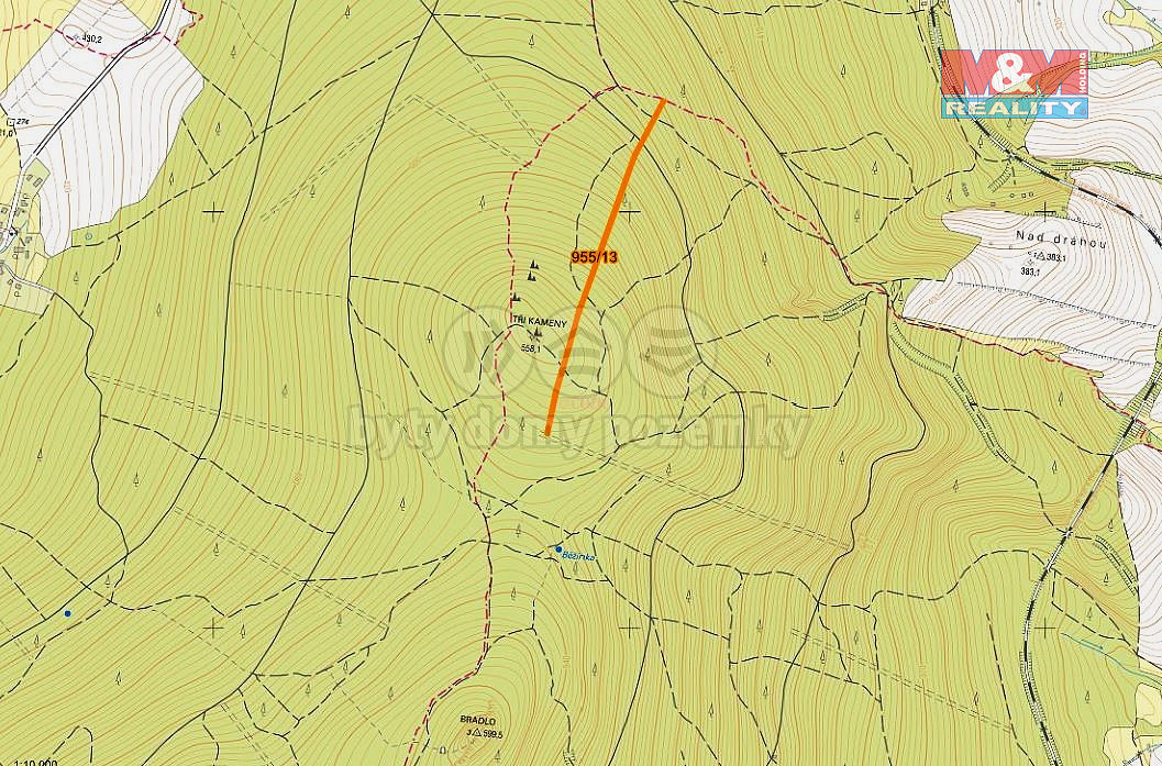 Prodej lesa 5 695 m² – pohled 4
