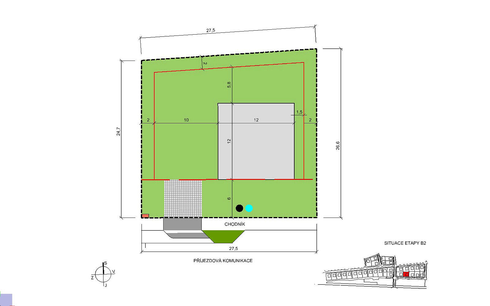 Prodej stavebního pozemku 706 m²
