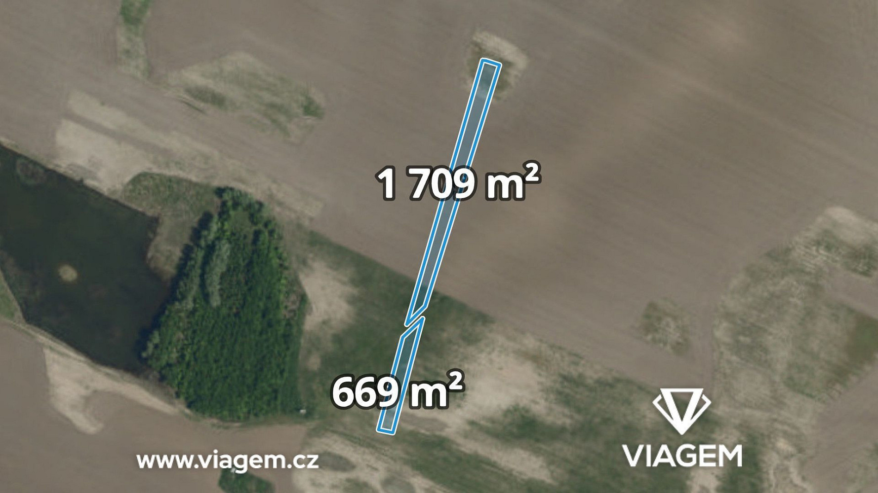 Prodej pole 1 189 m²