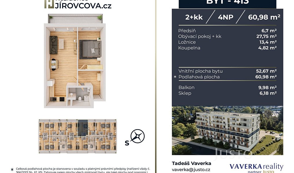 Prodej bytu 2+kk 61 m², České Budějovice – náhled fotky 25