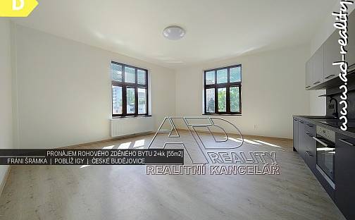 Pronájem bytu 2+kk 55 m², Fráni Šrámka, České Budějovice - České Budějovice 3