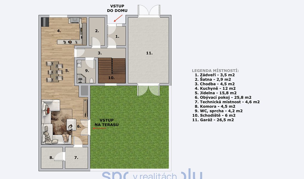 Prodej domu 148 m² s pozemkem 214 m², Tršice – náhled fotky 12