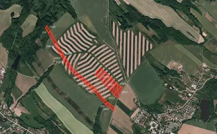 Prodej pole 104 944 m², Bílovec, okres Nový Jičín