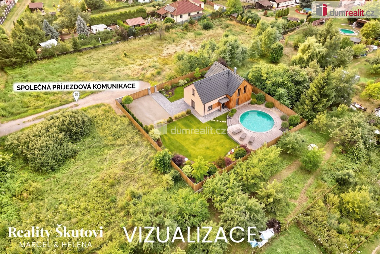 Prodej stavebního pozemku 902 m² – fotografie 3