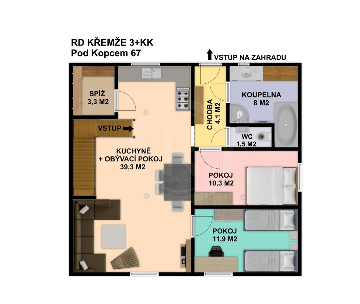 Prodej domu 100 m² s pozemkem 470 m² – fotografie 2