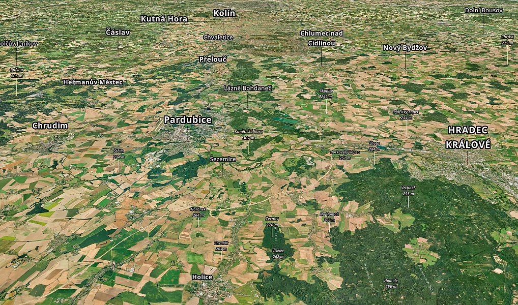 Prodej stavebního pozemku 1 309 m², Holice – náhled fotky 12