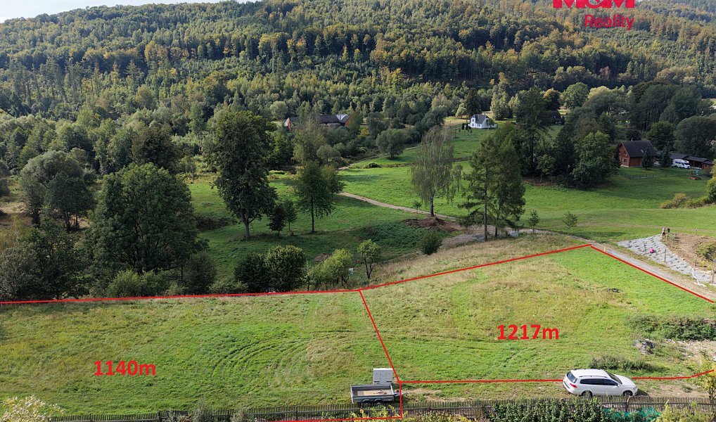 Prodej stavebního pozemku 1 217 m², Karlovice – náhled fotky 2