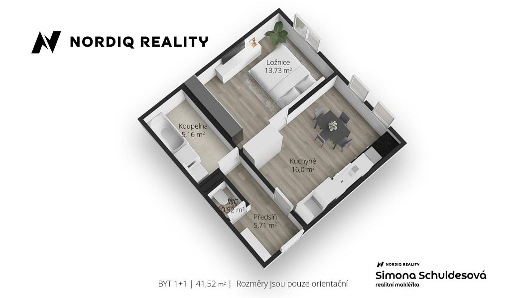 Prodej bytu 2+kk 42 m², Teplice – náhled fotky 16