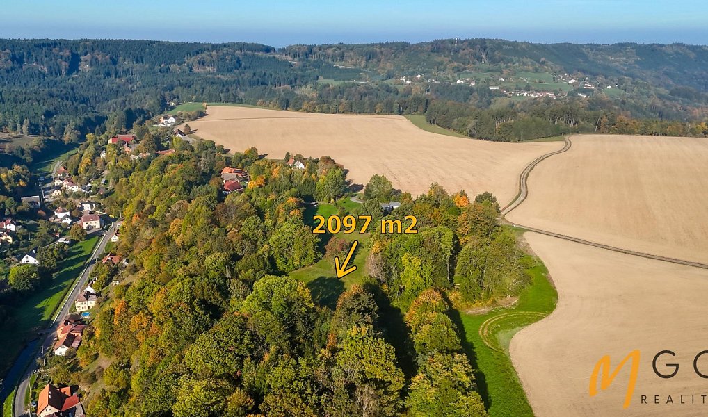 Prodej stavebního pozemku 2 097 m², Řetůvka – náhled fotky 3