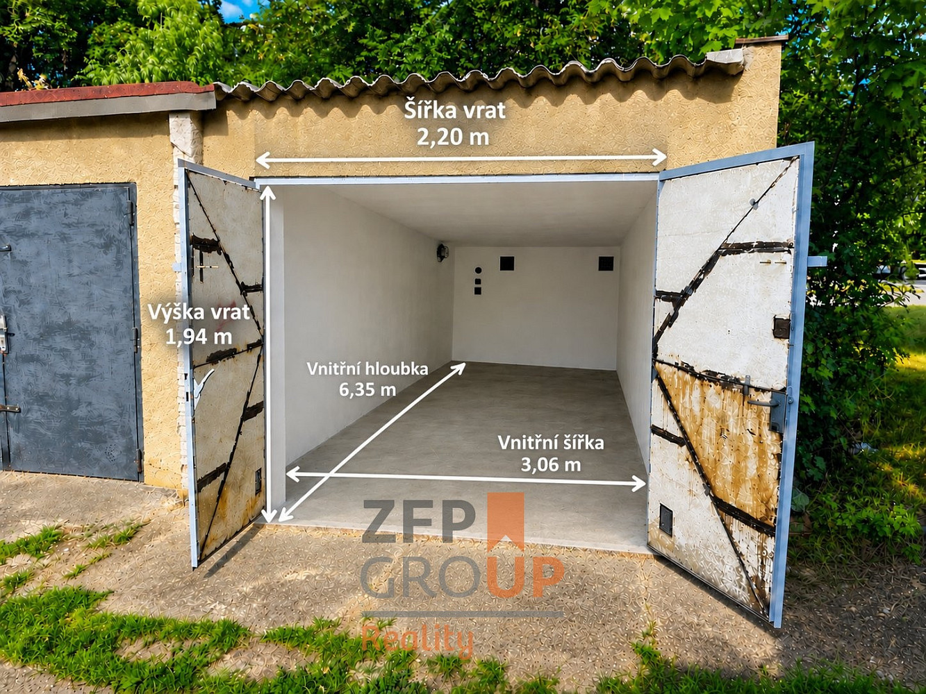 Prodej garáže 19 m2, Brno – fotografie 2