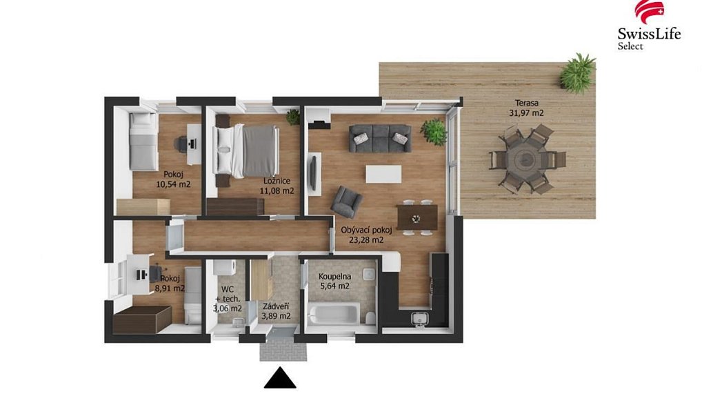 Prodej domu 78 m² s pozemkem 555 m², Vejprnice – náhled fotky 5