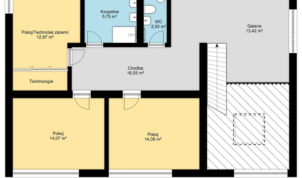Prodej domu 206 m² s pozemkem 1 232 m², Jesenice – náhled fotky 12