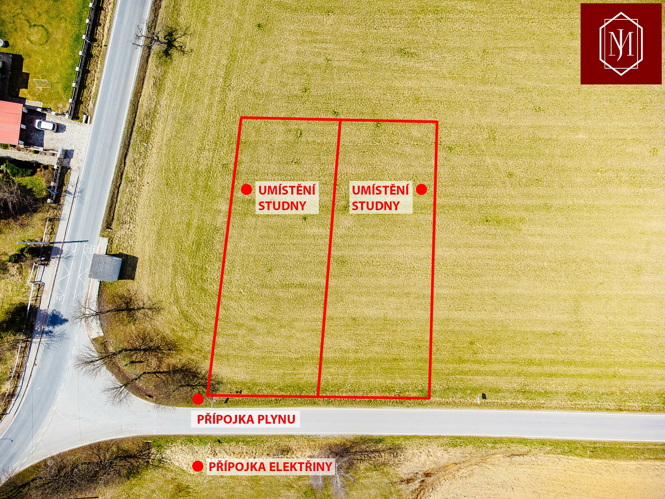 Prodej pozemku, 874 m² – pohled 4