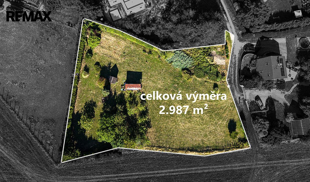 Prodej stavebního pozemku 3 000 m², Libina – náhled fotky 2