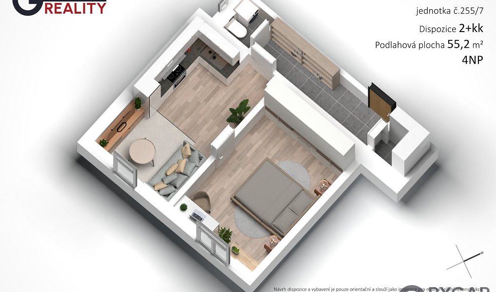 Prodej bytu 2+kk 55 m², Praha – náhled fotky 15