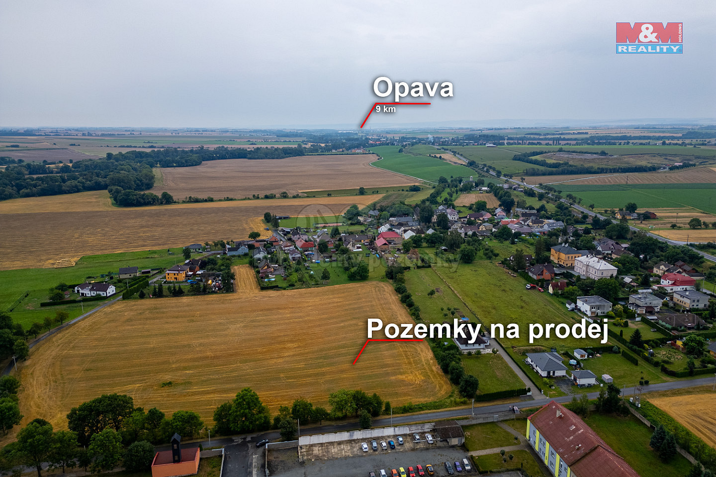 Prodej stavebního pozemku 6 975 m² – pohled 3