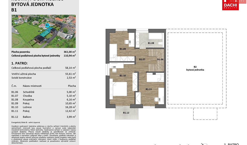 Prodej domu 111 m² s pozemkem 361 m², Průhonice – náhled fotky 12