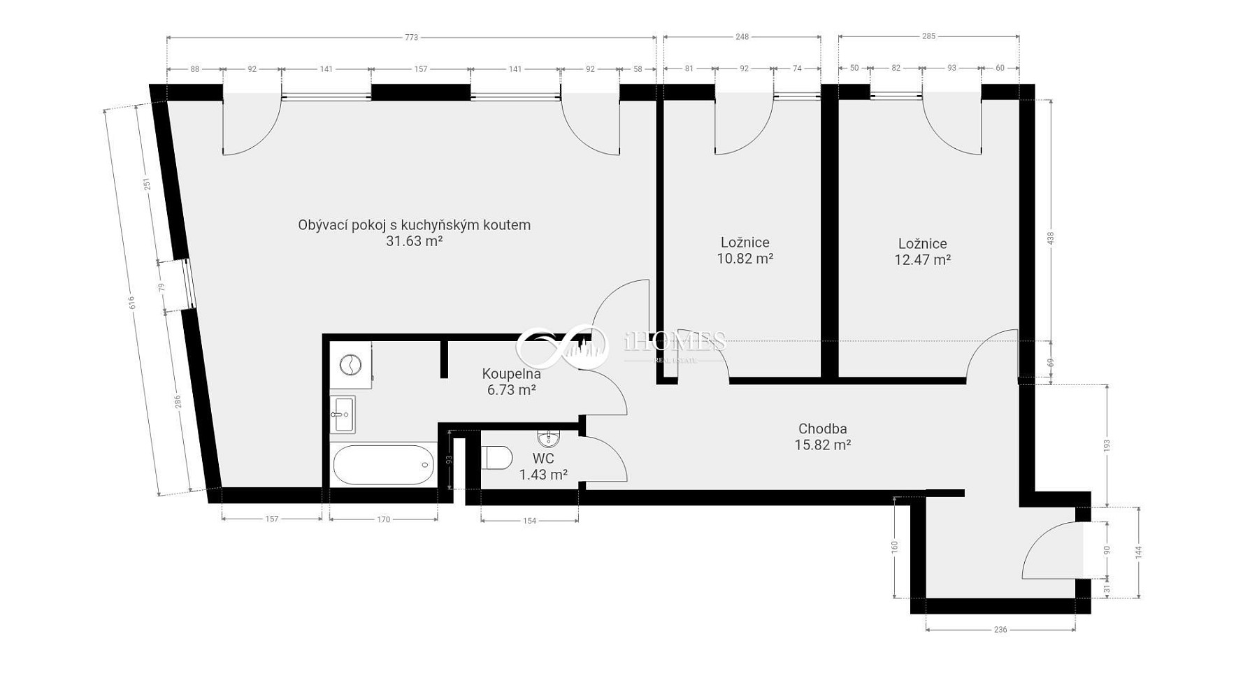 Prodej bytu 3+kk 86 m² – fotografie 3