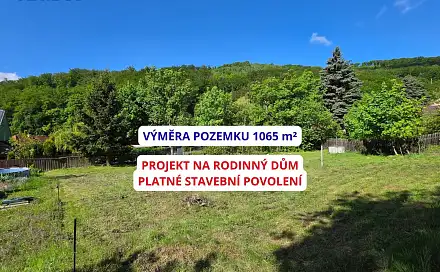 Prodej stavebního pozemku 1 065 m², Horní Jiřetín, okres Most