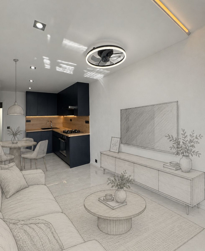 Pronájem bytu 3+kk 65 m² – fotografie 3
