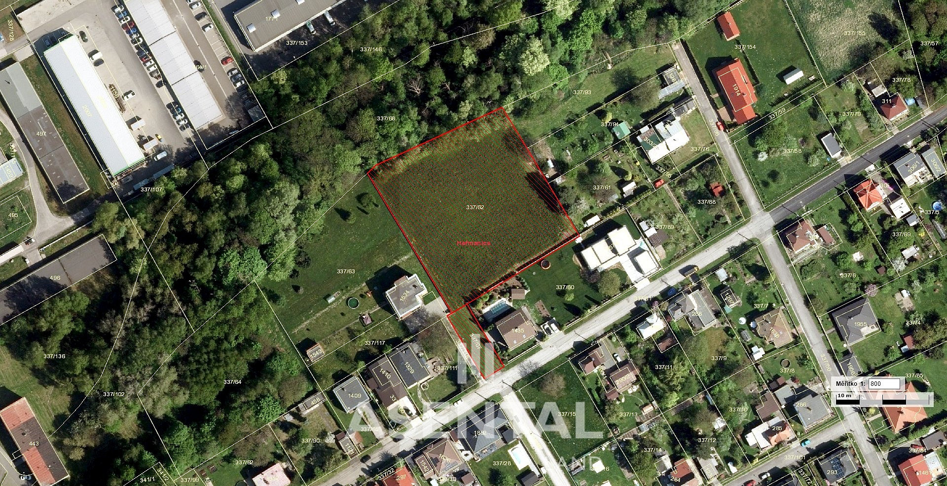 Prodej stavebního pozemku 4 668 m² – fotografie 2