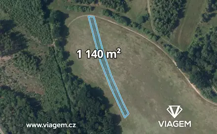Prodej pole 1 140 m², Církvice, okres Kolín