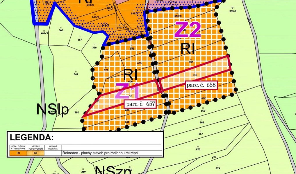 Prodej stavebního pozemku 2 647 m², Městečko Trnávka – náhled fotky 4