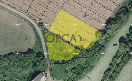 Prodej pole 344 m², Pnětluky, okres Louny