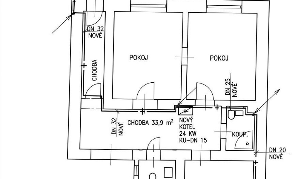 Pronájem bytu 3+1 85 m², Brno – náhled fotky 2