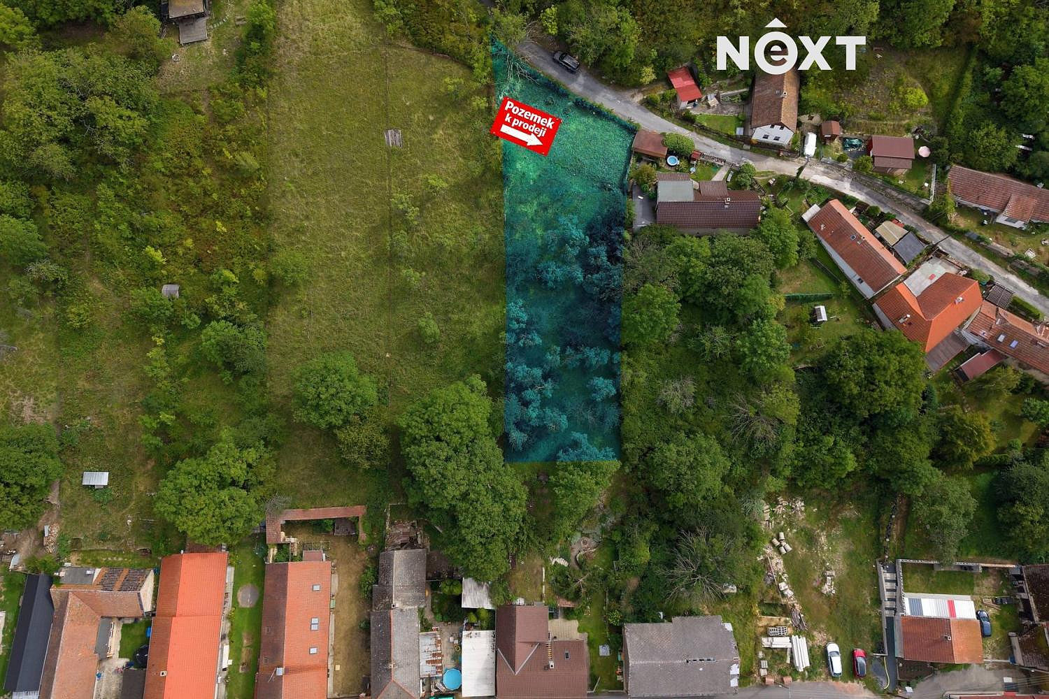 Prodej stavebního pozemku 1 095 m²