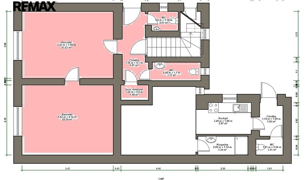 Pronájem komerčního objektu (jiného typu) 44 m², Roudnice nad Labem – náhled fotky 8