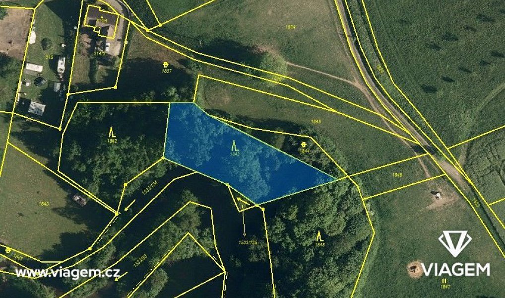 Prodej lesa 1 840 m², Sedlnice – náhled fotky 3