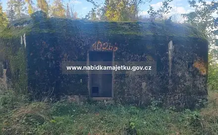 K. ú. kryry - stavba bez čp/če na st. p.č. 1036 (řopík)