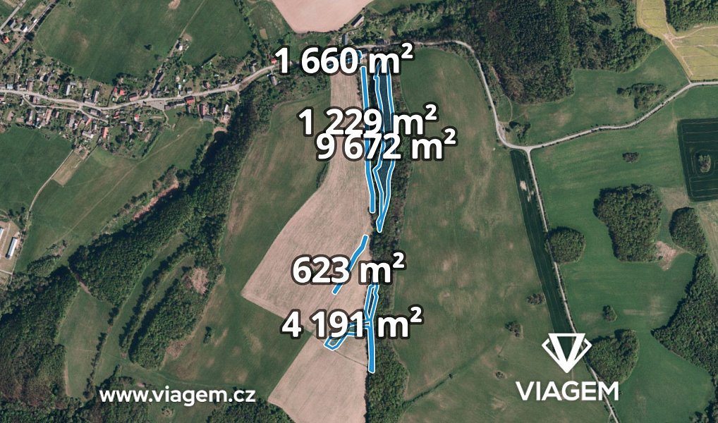 Prodej lesa 3 475 m², Liptaň – náhled fotky 3