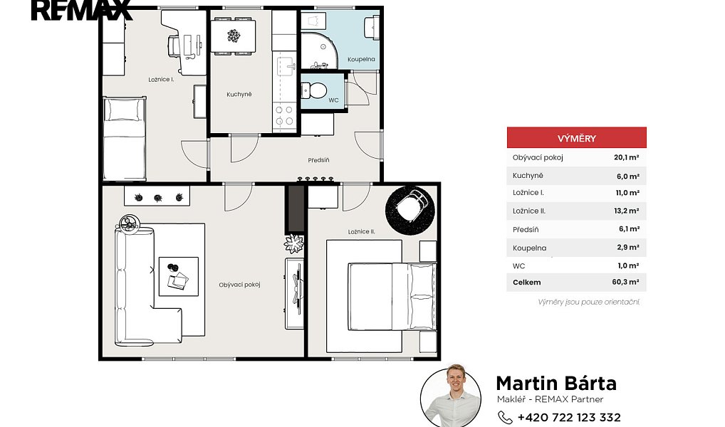 Prodej bytu 3+1 68 m², Zvoleněves – náhled fotky 18